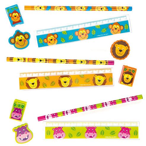 Image of Jungle Chums 4-piece Stationery Sets (pack Of 4)