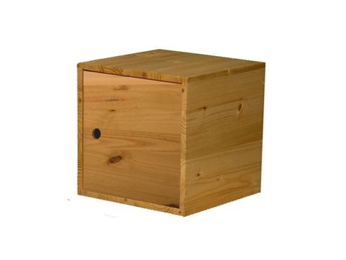 Image of The Cube With Lid A Multi-purpose Storage Unit In Antique
