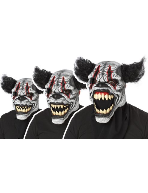 Image of Halloween Clown Ani-motion Mask