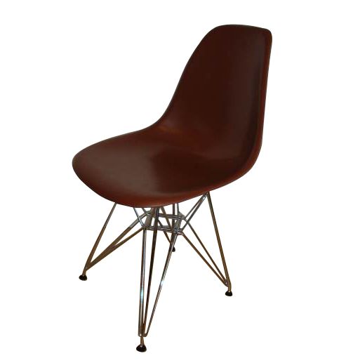 Image of Charles Eames Inspired Eiffel Dsr Coffee Dining Chair