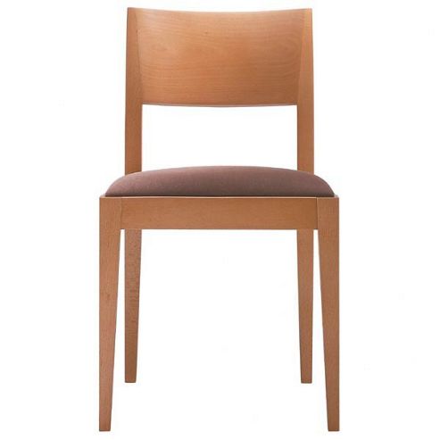 Image of Andreu World Madeira Side Chair - Fabric Divina-beige