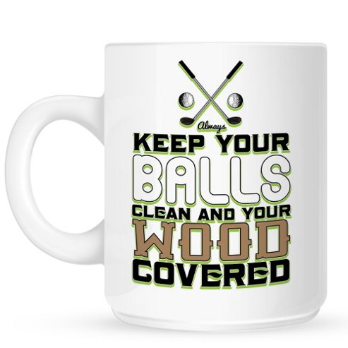 Image of Keep Your Balls Clean 10oz Ceramic Mug