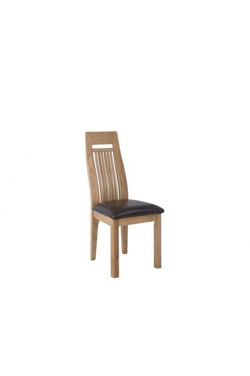 Image of Oakinsen Croydon Leather Seat Chair (set Of 2)