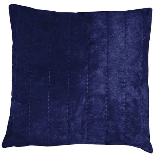 Image of Charlotte Thomas Faux Suede Cushion Cover - Navy