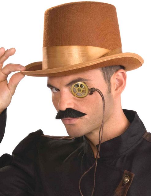 Image of Steampunk Hat (brown & Gold)