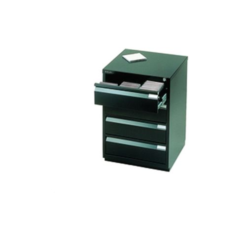 Image of Bisley Media Storage Cabinet Black Ms4e
