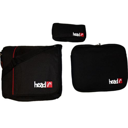 Image of Head Black Freestyle Record Bag Set Laptop Sleeve/pencil Case