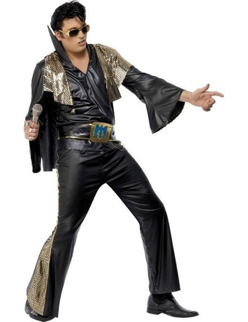 Image of Elvis Costume (black)