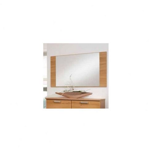Image of Posseik Meltona 61 X 106.5cm Rectangular Mirror - Heartwood Beech Imitation