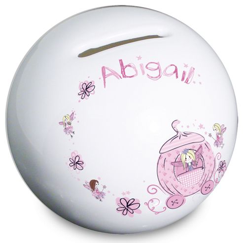 Image of Personalised Pumpkin Fairy Money Box