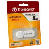 Transcend JetFlash 330 8GB USB Flash Drive Purple