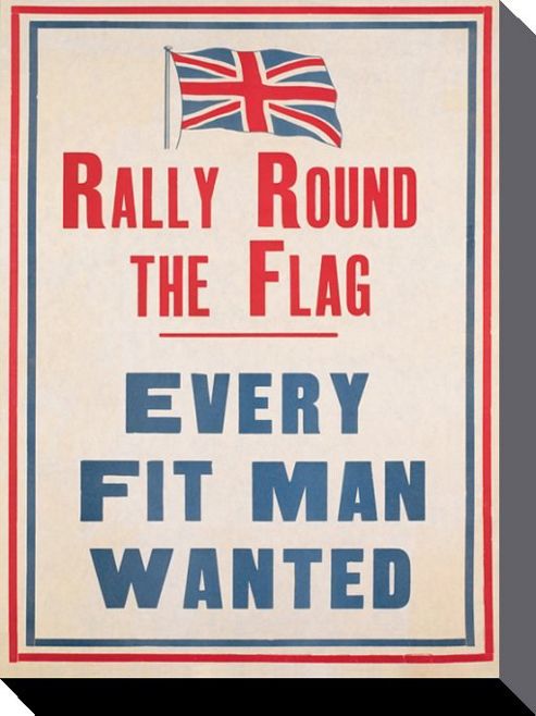 Image of Imperial War Museum Rally Round The Flag! Canvas Print