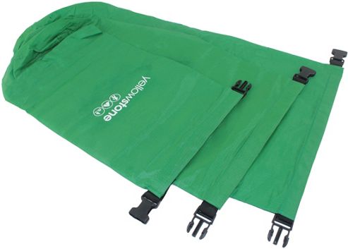 Image of Yellowstone Polyester 3 Dry Sacks Green - 2 / 4 / 8 Litres