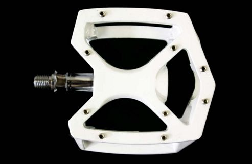 Image of Coyote 9/16" White Alloy Downhill Bmx Pedals