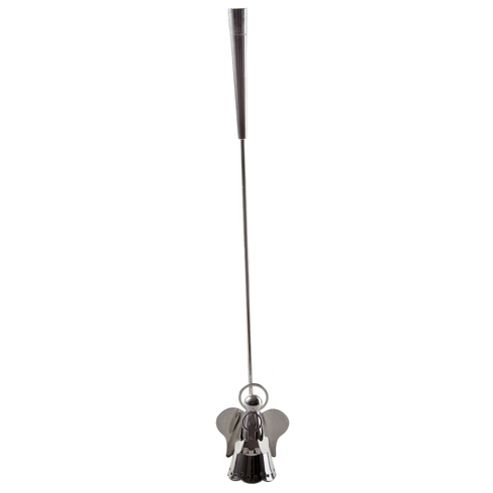 Image of Contemporary Metal Angel Holding Candle Festive Candle Snuffer