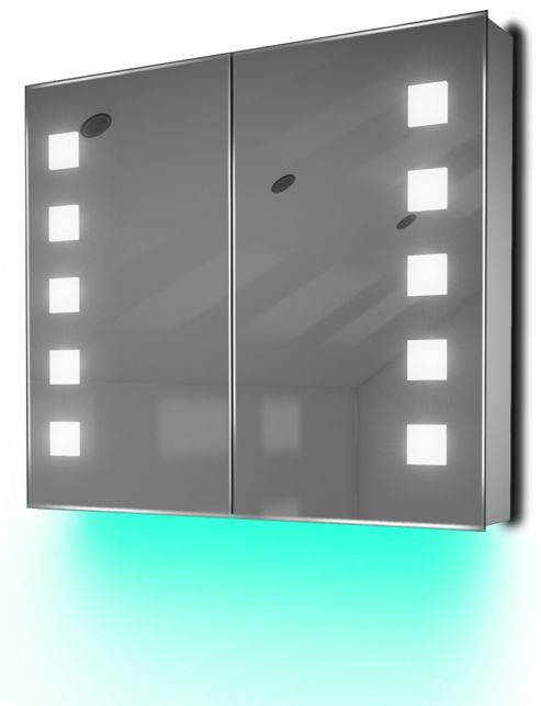 Image of Ambient Demist Bathroom Cabinet With Sensor & Internal Shaver Socket K81t