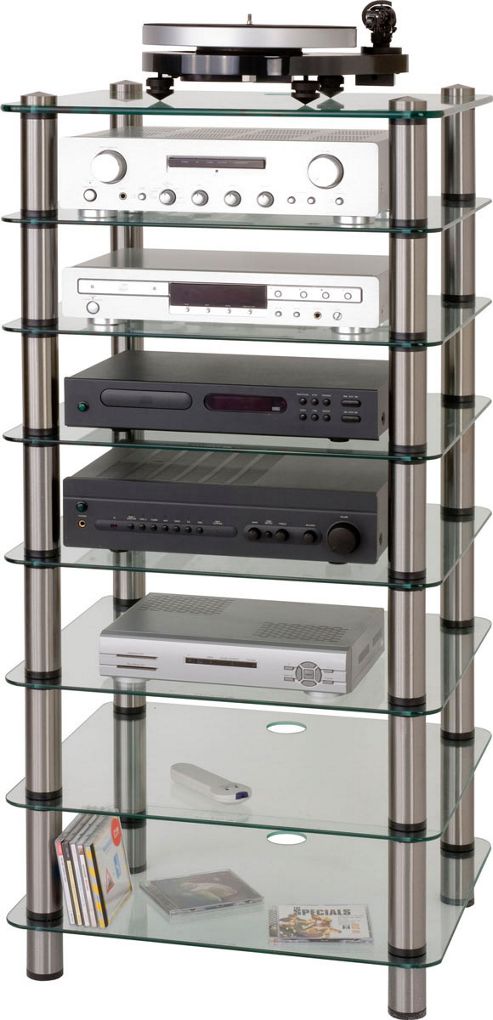 Image of Optimum Prelude Eight Shelf Hifi Stand