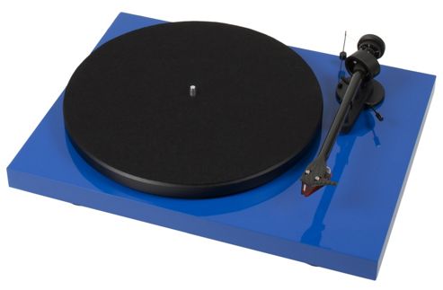 Image of Project Debut Carbon Turntable (gloss Blue)