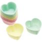 Sweetly Does It Pack of Twelve Silicone Mini Heart Shaped Cases