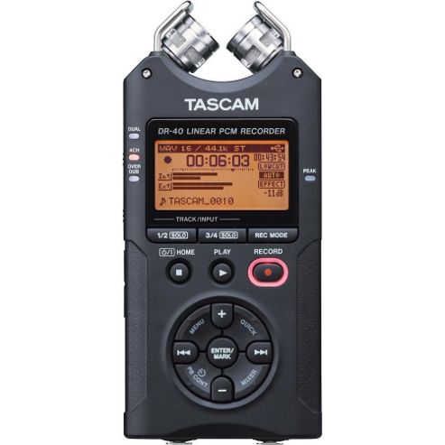Image of Tascam Dr40 Linear Pcm Handy Recorder