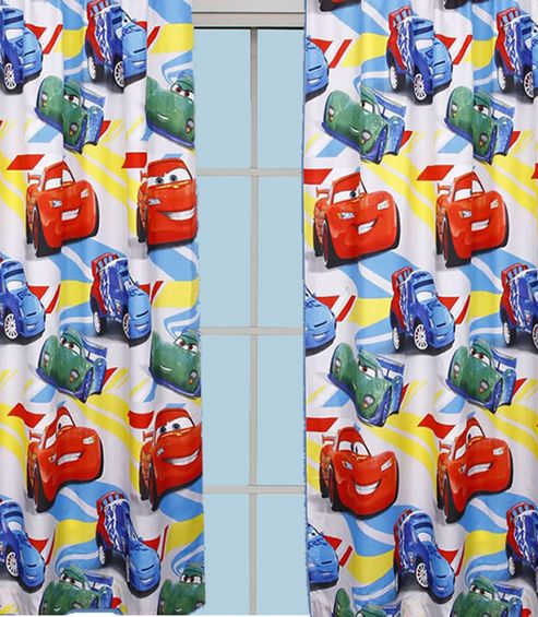 Image of Disney Cars Curtains 54s - Speed - Multi