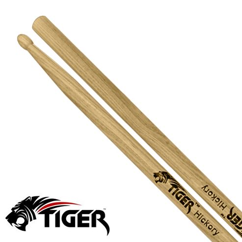 Image of Tiger 7a Wooden Tip Hickory Drumsticks