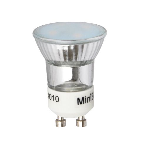 Image of Pack Of 10 Minisun 3w Smd Led Mini Gu10 Bulbs Warm White