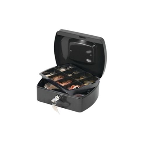 Image of Q-connect Cash Box 8 Inch Black