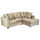 Toronto Fabric Corner Sofa Right Hand Facing, Mink
