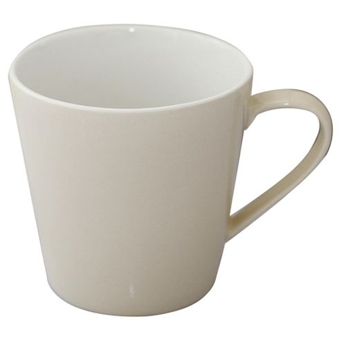 Image of Cream V Shaped Large Mug