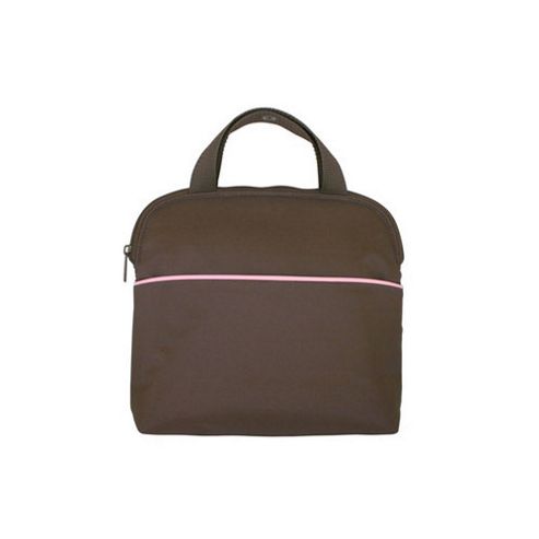 Image of Jl Childress Maxicool 4 Bottle Insulated Cooler Bag - Cocoa & Pink