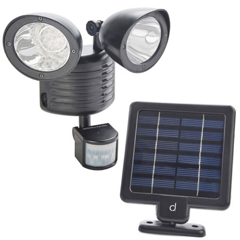 Buy Andrew James Double Solar Powered Security Light from our Security Lights range - Tesco