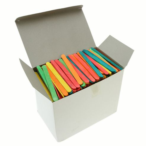Image of Lollipop Sticks - Assorted Colours 1000 Pk