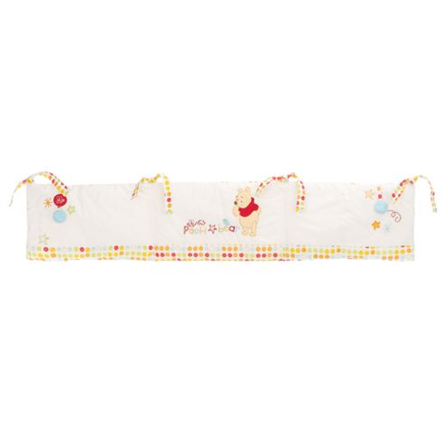 Image of Obaby Disney Winnie The Pooh Crib Quilt And Bumper In White (2 Piece Set)