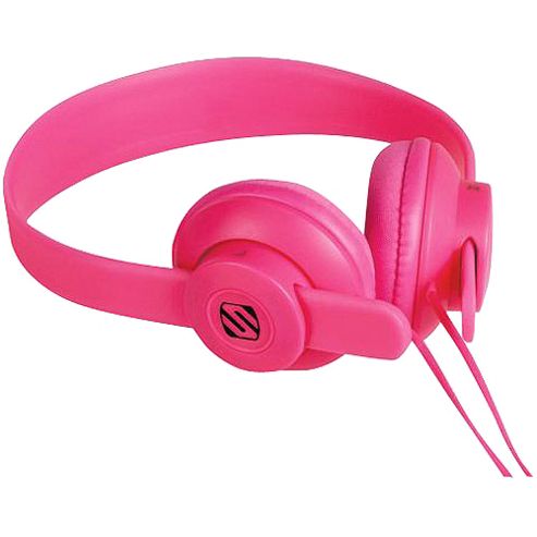 Image of Scosche Lobedope On Ear Headphones (pink) With Microphone