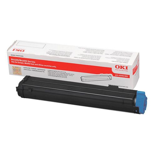 Image of Oki Toner Cartridge For B4400/b4600 Series Mono Printers (black)