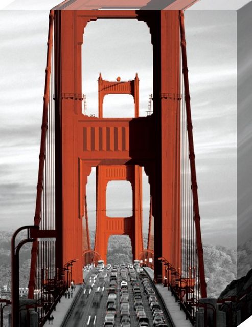 Image of Golden Gate Bridge Large Canvas Print