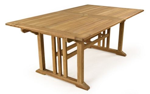 Image of Bracken Style Berrington Double Extending Dining Table