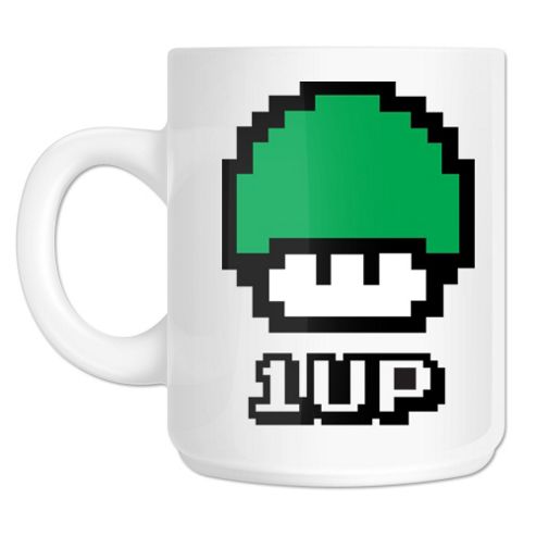 Image of 1 Up 10oz Ceramic Mug