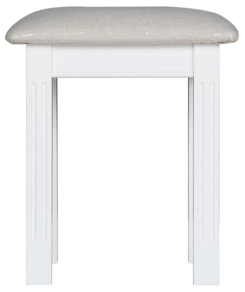 Image of Ultimum Banbury Elegance White Dressing Stool