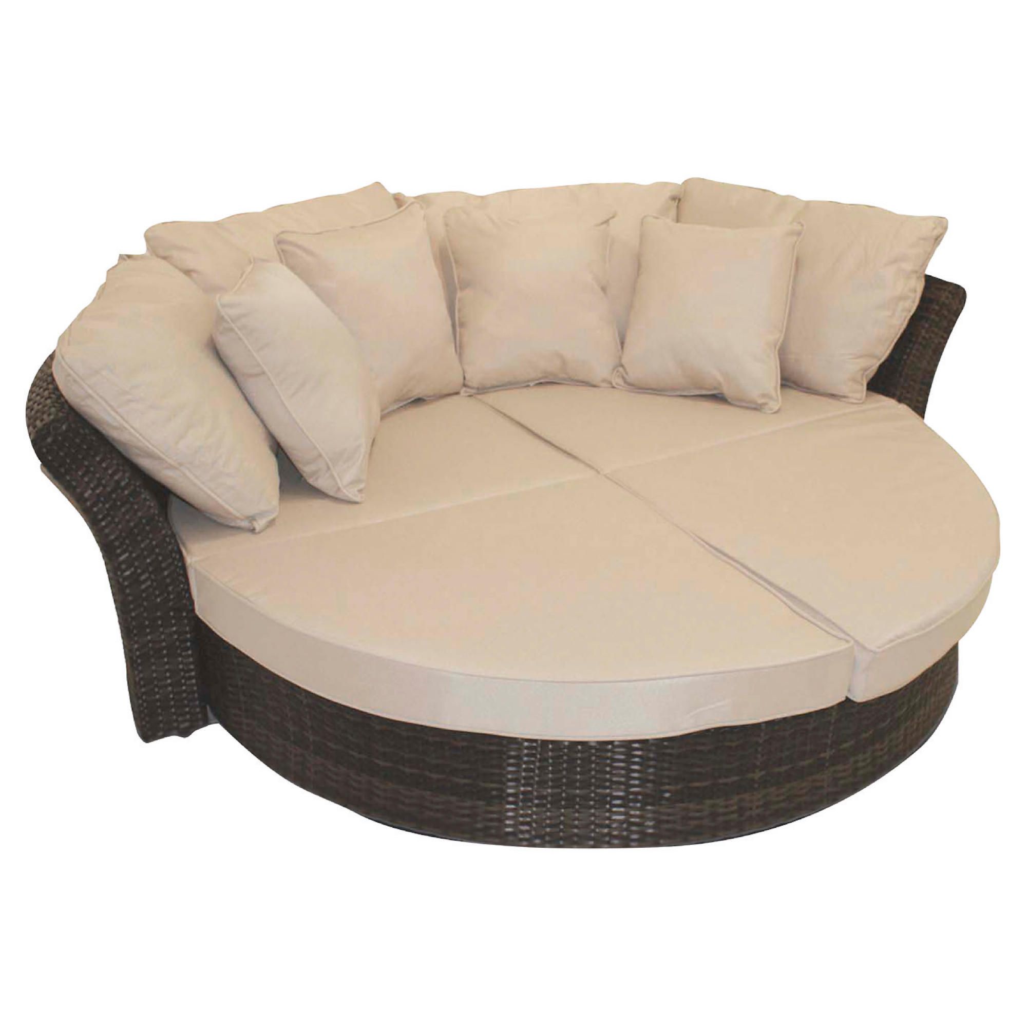 Mazerattan Bali Round Sofa Daybed at Tesco Direct