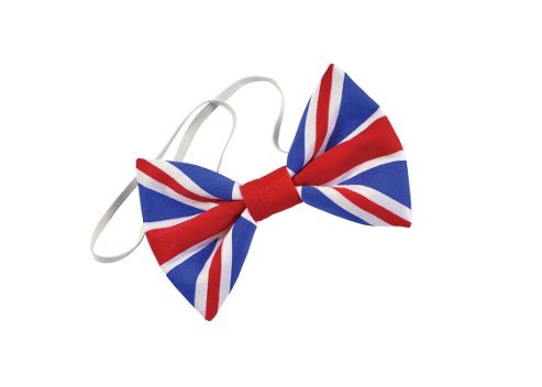 Image of Bristol Novelty Ba2890 - Union Jack Bow Tie. Cloth