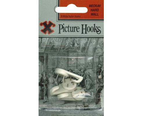 Image of Shaw 12928 Hard Wall Hooks X3 Med Blist