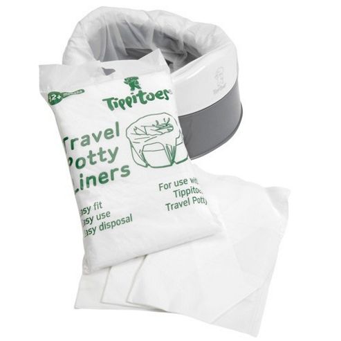 Image of Tippitoes Travel Potty (white/grey)