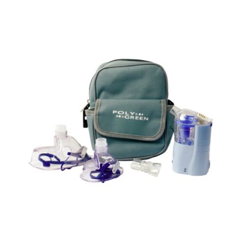 Image of Poly Green Ultrasonic Portable Nebuliser Kit Pack