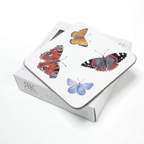 Image of Roy Kirkham Butterfly Garden Coasters Set Of 6