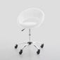 Actona Round Office Chair in Black