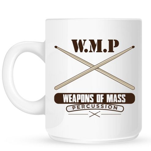 Image of Weapons Of Mass Percussion 10oz Ceramic Mug
