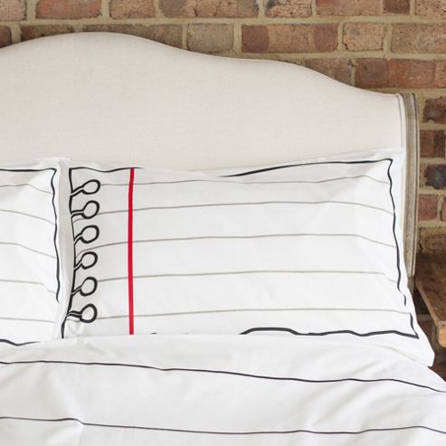 Image of Doodle Pillowcase - White