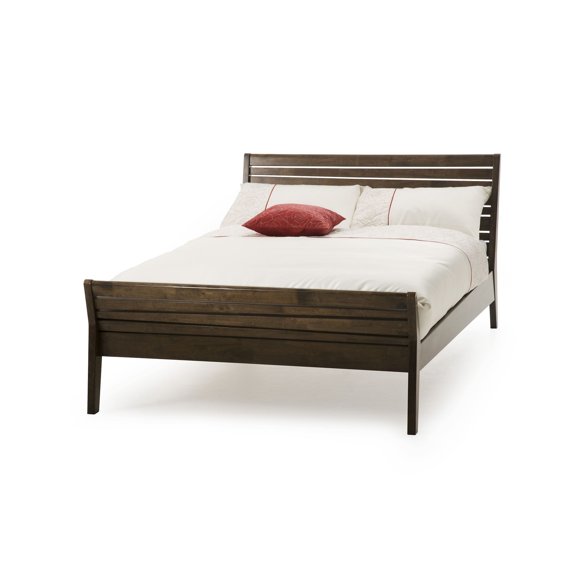 Serene Furnishings Zahra Bed - Walnut - Double at Tesco Direct